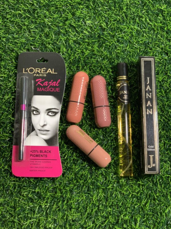 LOREAL Eyeliner + 3 OROF Lipsticks Matte + J. Pen Perfume - Image 5